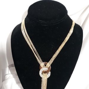 Gold tassel Necklace